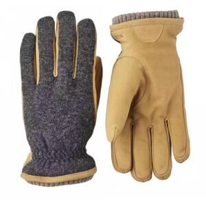 NEW HESTRA men's noah glove in charcoal